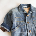 Jaqueta jeans infantil primavera e outono